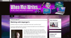 Desktop Screenshot of miziwrites.blogspot.com