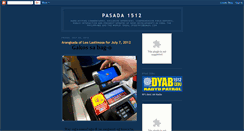Desktop Screenshot of pasada1512.blogspot.com
