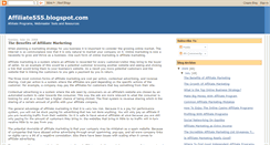 Desktop Screenshot of affiliate555.blogspot.com