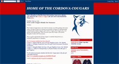 Desktop Screenshot of cordovacougars.blogspot.com