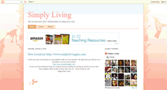 Desktop Screenshot of jen-simplyliving.blogspot.com
