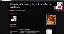 Desktop Screenshot of libreriabazardelasdiosas.blogspot.com