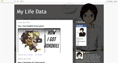 Desktop Screenshot of mylifedata.blogspot.com