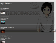Tablet Screenshot of mylifedata.blogspot.com