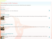 Tablet Screenshot of morningswithcarmen.blogspot.com