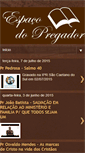 Mobile Screenshot of espacodopregador.blogspot.com