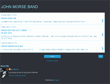 Tablet Screenshot of johnmorseband.blogspot.com