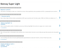 Tablet Screenshot of keeway-super-light.blogspot.com