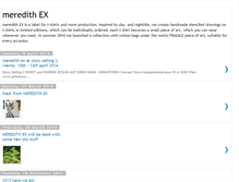 Tablet Screenshot of meredithex.blogspot.com