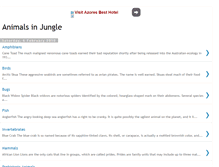 Tablet Screenshot of animalsinjungle.blogspot.com