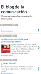 Mobile Screenshot of elblogdelacomunicacion.blogspot.com