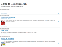 Tablet Screenshot of elblogdelacomunicacion.blogspot.com