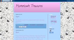 Desktop Screenshot of hometowntreasures.blogspot.com