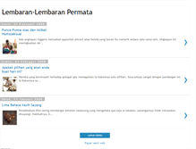 Tablet Screenshot of lembaranpermata.blogspot.com