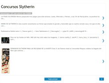 Tablet Screenshot of concursosslytherin.blogspot.com