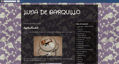 Desktop Screenshot of lunadebarquillo.blogspot.com