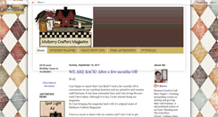 Desktop Screenshot of mulberrycraftmagazine.blogspot.com