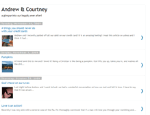 Tablet Screenshot of andrewandcourtneytrembly.blogspot.com