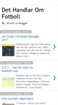 Mobile Screenshot of dethandlaromfotboll.blogspot.com