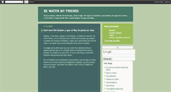 Desktop Screenshot of bewatermyfriends.blogspot.com