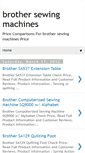 Mobile Screenshot of brothersewingmachinesenter.blogspot.com