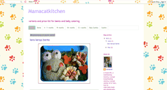 Desktop Screenshot of mamacatkitchen.blogspot.com