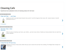 Tablet Screenshot of cleaningcafe.blogspot.com