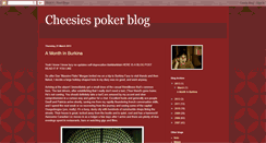 Desktop Screenshot of cheesiespoker.blogspot.com