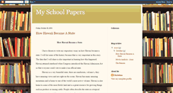 Desktop Screenshot of myschoolpapersrc.blogspot.com