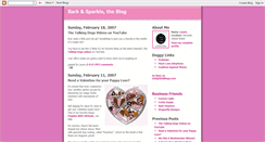 Desktop Screenshot of barkandsparkle.blogspot.com
