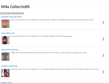 Tablet Screenshot of nina-collection.blogspot.com