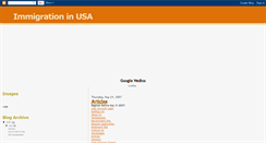 Desktop Screenshot of immigrattousa.blogspot.com