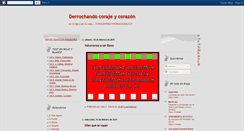 Desktop Screenshot of derrochandocorajeycorazon.blogspot.com