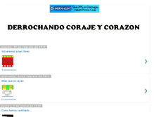Tablet Screenshot of derrochandocorajeycorazon.blogspot.com