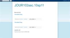 Desktop Screenshot of jour102sec10sp11.blogspot.com
