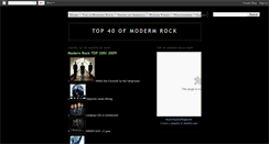 Desktop Screenshot of modernrocktop40.blogspot.com