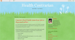 Desktop Screenshot of healthcontrarian.blogspot.com