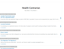 Tablet Screenshot of healthcontrarian.blogspot.com