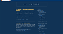 Desktop Screenshot of jordaininsurance.blogspot.com