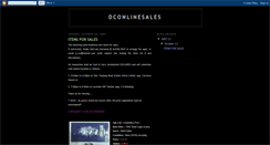 Desktop Screenshot of dconlinesales.blogspot.com