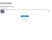 Tablet Screenshot of dconlinesales.blogspot.com