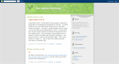Desktop Screenshot of digitalbibliotekar.blogspot.com