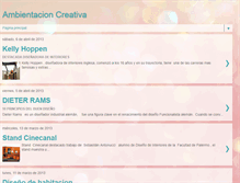 Tablet Screenshot of ambientacioncreativa.blogspot.com