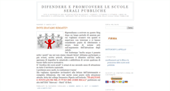 Desktop Screenshot of difendiamolescuoleserali.blogspot.com