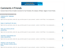 Tablet Screenshot of comments4friends.blogspot.com