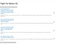 Tablet Screenshot of fightforbetterus.blogspot.com