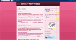 Desktop Screenshot of connecttomyangels.blogspot.com