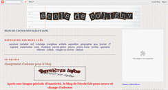 Desktop Screenshot of ecole-coligny01.blogspot.com