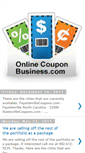 Mobile Screenshot of onlinecouponbusiness.blogspot.com