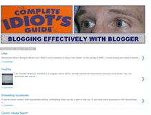 Tablet Screenshot of bloggingeffectively.blogspot.com